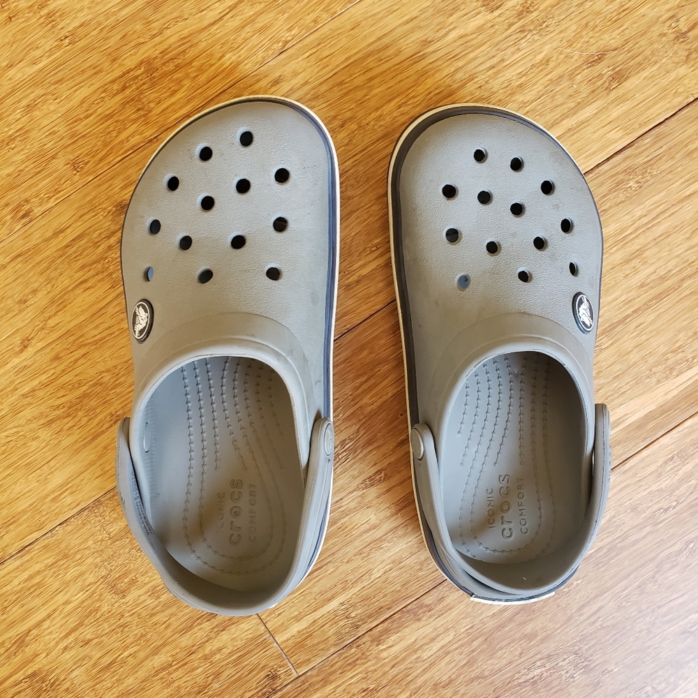 Crocs little kid 13c, grey crocband